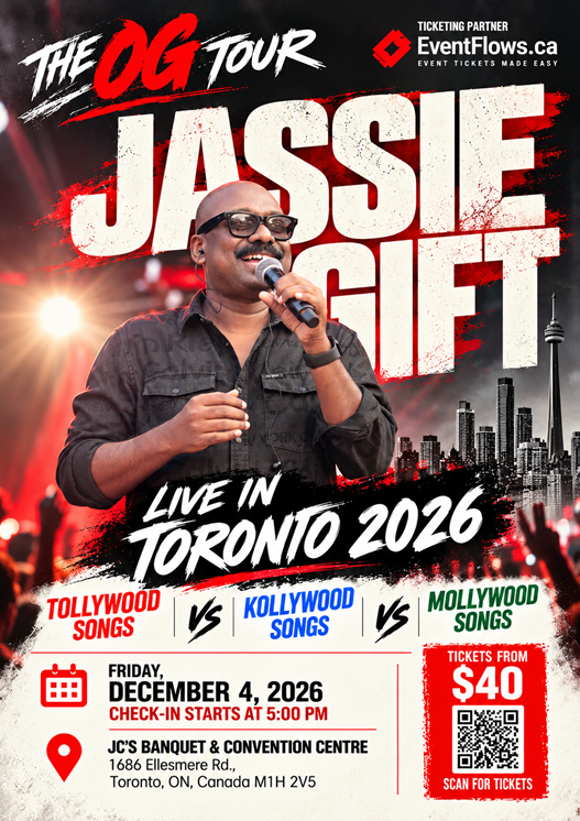 Jassie Gift Live in Toronto 2026 – The OG Tour - Dec 04, Friday